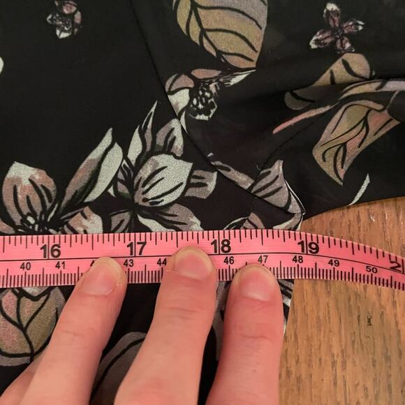 Nicholas Floral Print Georgette Lace-Insert Mini Dress - Picture 10 of 12